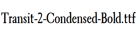 Transit-2-Condensed-Bold