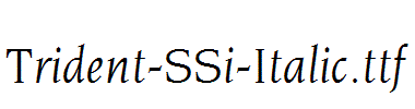 Trident-SSi-Italic