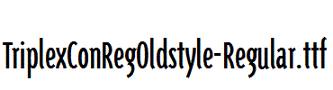 TriplexConRegOldstyle-Regular