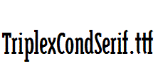 TriplexCondSerif