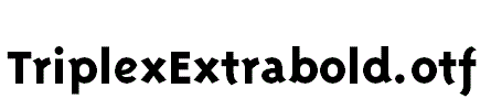 TriplexExtrabold