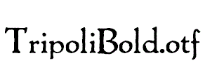 TripoliBold