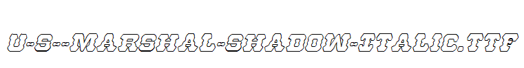 U-S--Marshal-Shadow-Italic