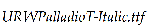 URWPalladioT-Italic