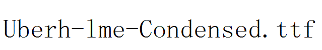 Uberh-lme-Condensed