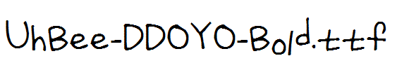 UhBee-DDOYO-Bold