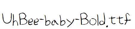 UhBee-baby-Bold