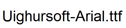Uighursoft-Arial