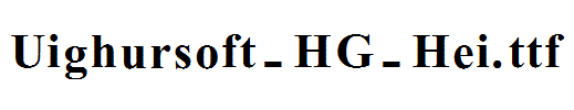 Uighursoft-HG-Hei