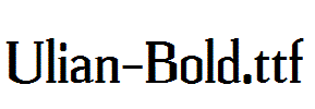 Ulian-Bold