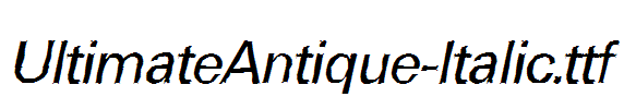 UltimateAntique-Italic