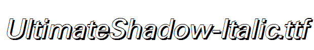 UltimateShadow-Italic