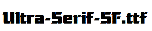 Ultra-Serif-SF