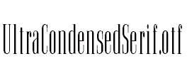 UltraCondensedSerif