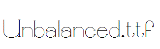 Unbalanced