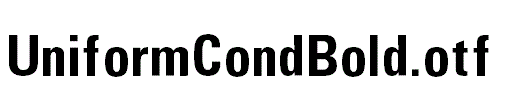 UniformCondBold