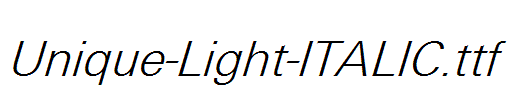 Unique-Light-ITALIC