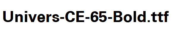 Univers-CE-65-Bold