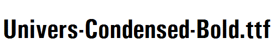 Univers-Condensed-Bold