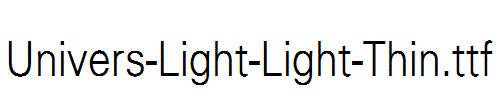 Univers-Light-Light-Thin