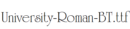 University-Roman-BT