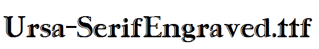Ursa-SerifEngraved