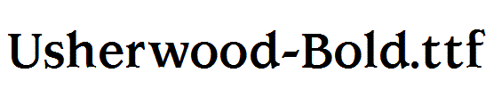 Usherwood-Bold