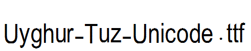 Uyghur-Tuz-Unicode