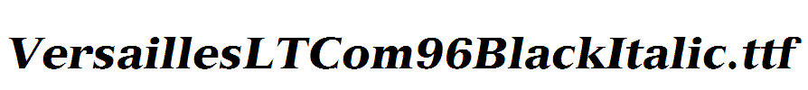 VersaillesLTCom96BlackItalic