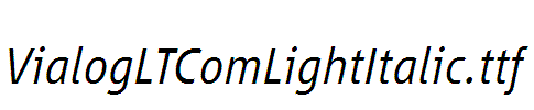 VialogLTComLightItalic