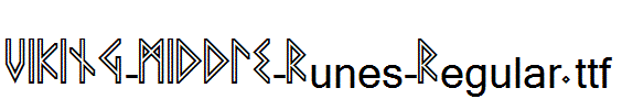 VIKING-MIDDLE-Runes-Regular