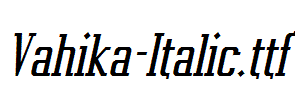 Vahika-Italic