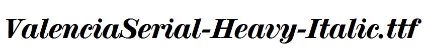 ValenciaSerial-Heavy-Italic