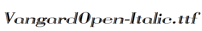 VangardOpen-Italic