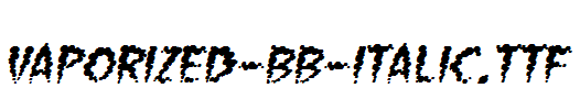 Vaporized-BB-Italic