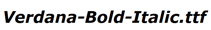 Verdana-Bold-Italic