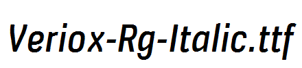 Veriox-Rg-Italic