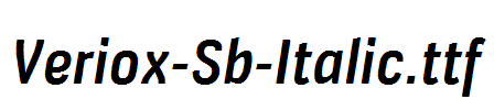 Veriox-Sb-Italic