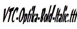 VTC-Optika-Bold-Italic