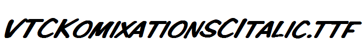 VTCKomixationSCItalic