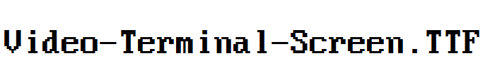 Video-Terminal-Screen
