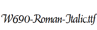 W690-Roman-Italic