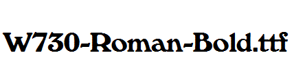 W730-Roman-Bold