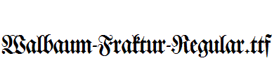 Walbaum-Fraktur-Regular