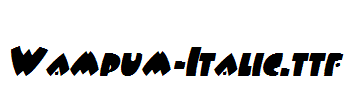 Wampum-Italic