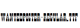 WantedPoster-Regular