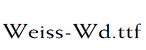 Weiss-Wd