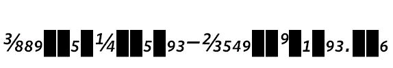 WhitneyNumeric-MediumItalic