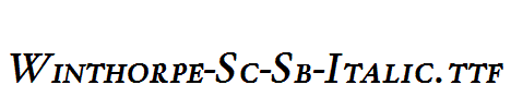 Winthorpe-Sc-Sb-Italic