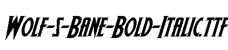 Wolf-s-Bane-Bold-Italic